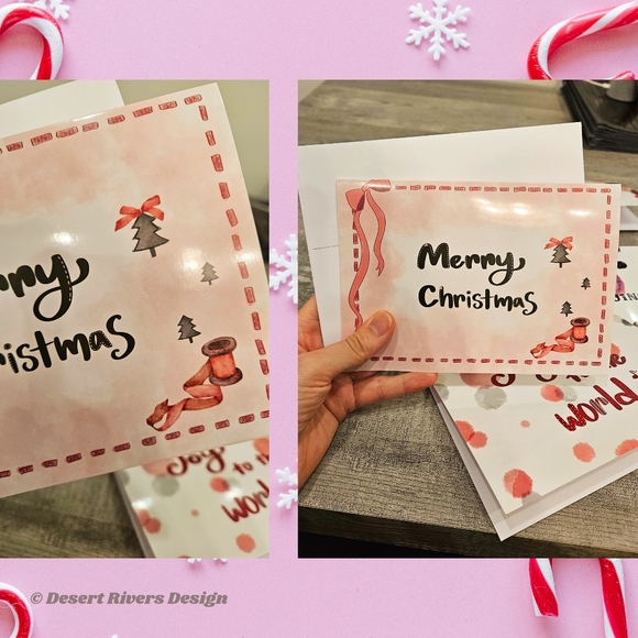 🎄Host pick!🎄 6 Handmade Christmas Cards Bundle - Picture 5 of 10